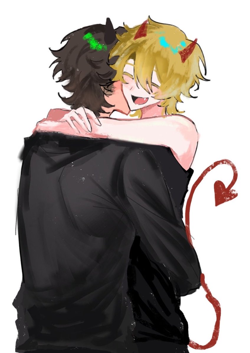 I am too lazy for finish this!!
#ctubbo #ctommy 
#clingyduo
