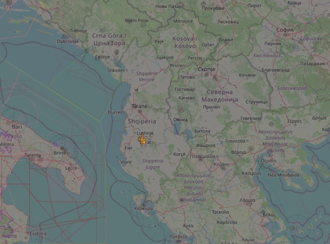 Lukai1861's tweet photo. #Albania | Shortly ago, #T532 (Reg: n/a, Hex: 0005FC) Bayraktar TB2 🇦🇱🇹🇷 drone was shortly visible over Central Albania.
#T532 departed from #Kuçovë NATO Air Base and flew at low altitude over the air base, probably for military exercises.
In the past months, Dunav Intel reported Bayraktar activities over Albania, including T533 and T534.
#Albania #drone #Bayraktar #drones #Kuçovë #TB2 #BayraktarTB2 #NATO #Aviation #MilitaryNews #Defence #DefenceNews