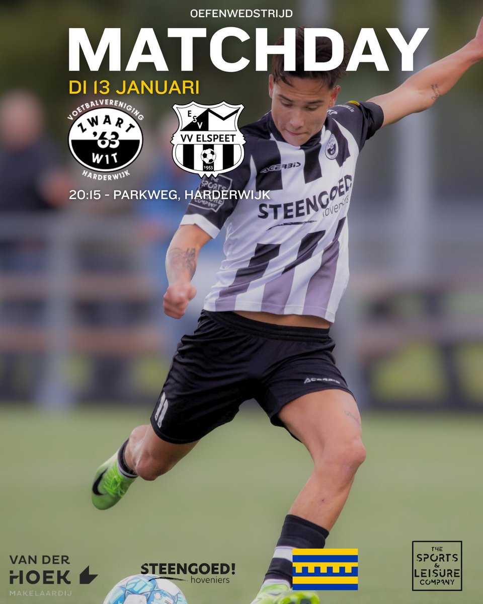 𝗠𝗔𝗧𝗖𝗛𝗗𝗔𝗬! ⚽🖤🤍

Na de winterstop en een week met sneeuw staan we eindelijk weer op het veld. Vanavond spelen we een oefenwedstrijd tegen <a href="/vvelspeet/">VV-Elspeet</a> ! Een mooi moment om het gevoel en ritme weer op te pakken. 💪

➡️ Aftrap vanavond om 20:15