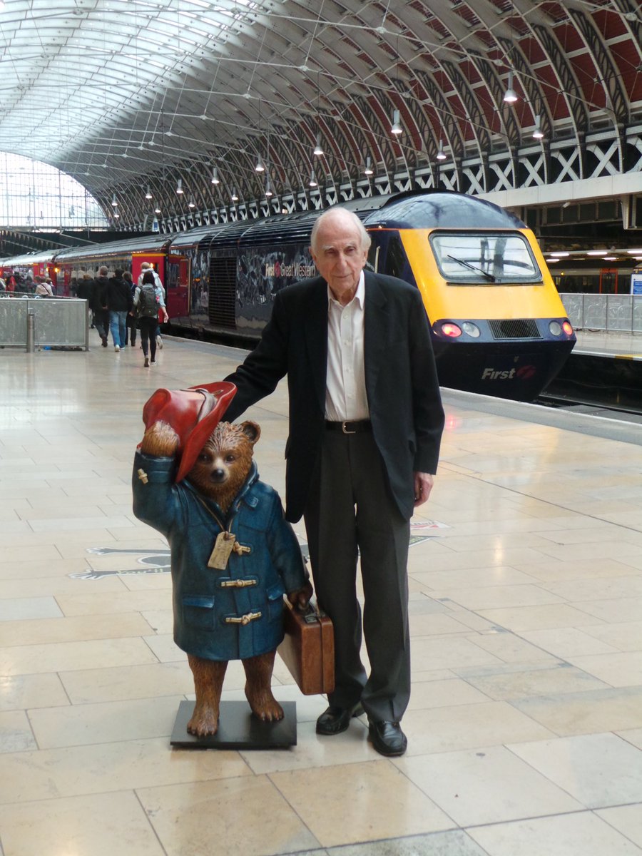 Remembering Michael Bond who was born 100 years ago today. Thank you Michael for the wonderful gift of <a href="/paddingtonbear/">Paddington</a> 🐾 🍊 ❤️