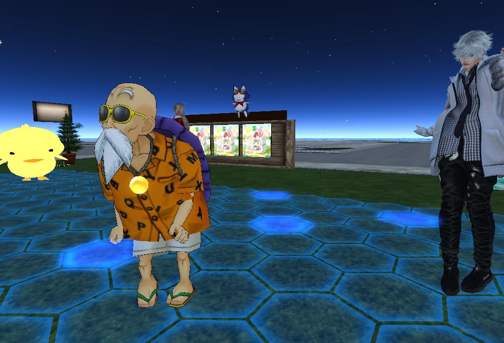 今日は店あけたけどすぐ閉めたｗ
やる気おきなくすいません～
そして今はなぜか。。
亀仙人とダンスしてます。。
今日は変な夢見そうだわ・・・ｗ