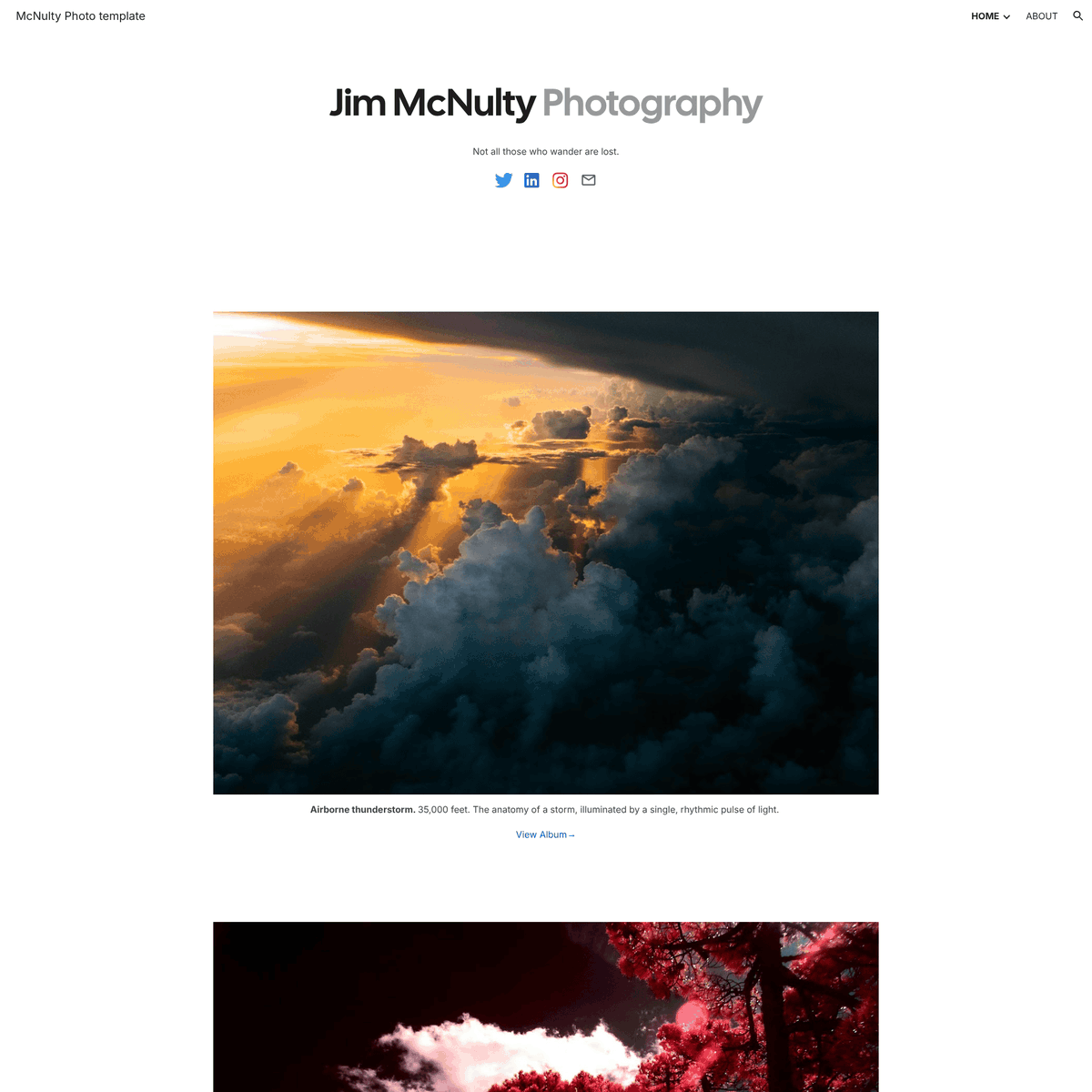 imaketemplates's tweet photo. Stop fighting your portfolio builder. 📸 Introducing McNulty: A free #GoogleSites template for photojournalists who want their work to look like a Sunday Magazine spread.

Clean. Minimal. Built for the story.

#Photojournalism #Photography https://t.co/YSXe2nZNOe