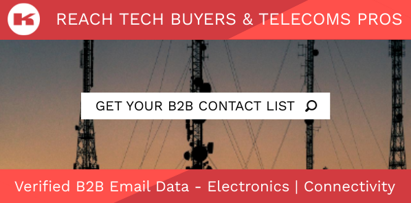 KompassUK's tweet photo. Target key decision-makers in electronics and telecoms with GDPR-compliant B2B email data from Kompass. Discover the data - https://t.co/TVHqUwdjRM #LeadGeneration #EmailMarketing https://t.co/fjWcyJQTqN