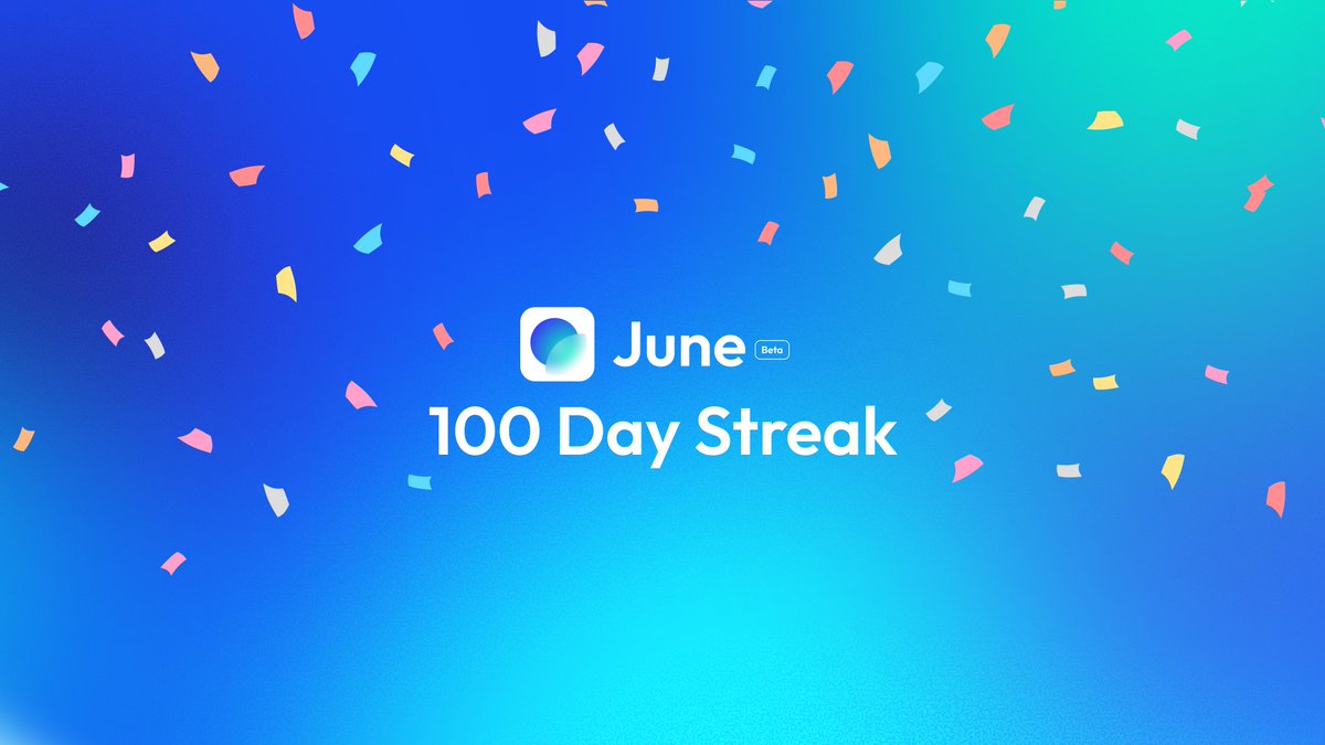 askjuneai's tweet image. 100 Day Streak Quest on June!

🏆 Reward: 10,000 Points 
🗣️ Requirement: Chat with June daily

Are you hitting 100 days? 💬