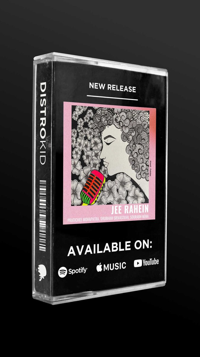✨Jee Rahein re-released! Check it out !!!
open.spotify.com/track/2GRCc9ut…

<a href="/pratichee/">Pratichee Mohapatra</a> #DistroKid #Music #Empowerment #earlystagedetection <a href="/spotifyindia/">Spotify India</a> <a href="/AppleMusic/">Apple Music</a> <a href="/YouTubeIndia/">YouTube India</a>