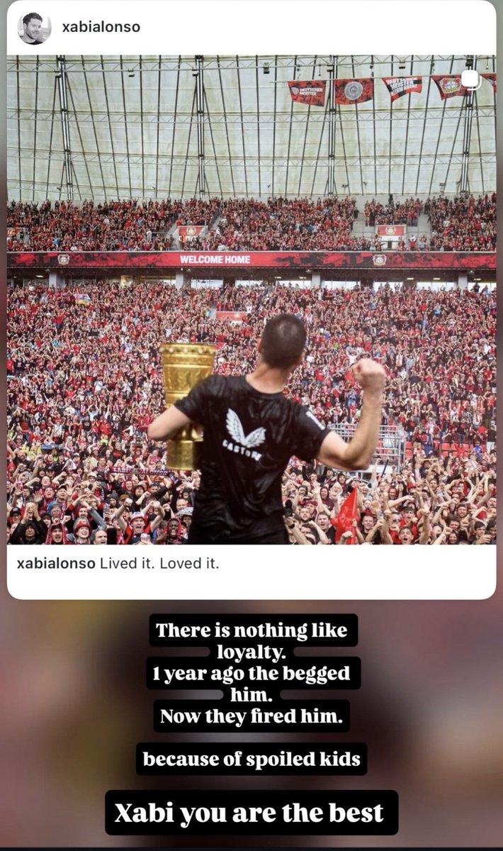 _LGalacticos's tweet photo. Khabib Nurmagomedov na IG:

"Nie ma nic ważniejszego niż lojalność. Rok temu błagali, żeby przyszedł, teraz zwolnili go z powodu rozkapryszonych dzieci.

Xabi jesteś najlepszy." https://t.co/UjlZg8zfML