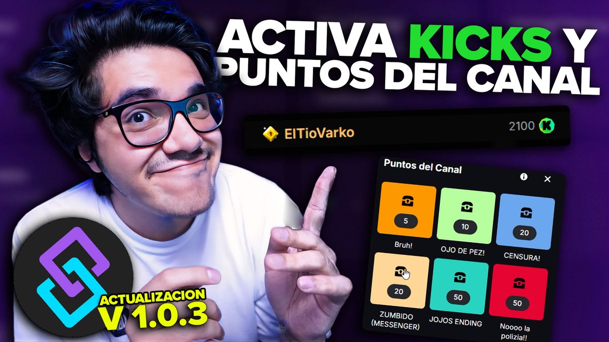 NUEVO VIDEO!!

Si eres streamer de kick, esto te interesa! La actualizacion de <a href="/streamerdotbot/">Streamer.bot</a> ahora tiene soporte nativo de puntos del canal y Kicks! Aca te explico como :D

youtu.be/uAzViNpdnMs

Like y RT me ayuda mucho!