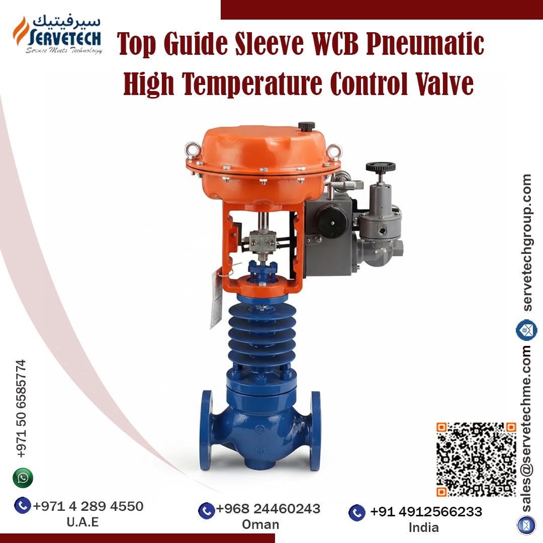 Servetech_'s tweet photo. 🔥 Top-Guide Sleeve WCB Pneumatic High-Temp Control Valve
Streamlined S-flow and short multi-spring actuator with top-guide sleeve for stable, low-noise control; DN15–DN300, PN10–PN64 (CL150–CL600), temp 100–450°C. Materials: WCB/WC6/WC9/CF8/CF8M.
#ControlValve #HighTemp https://t.co/iuiqpKD8fu