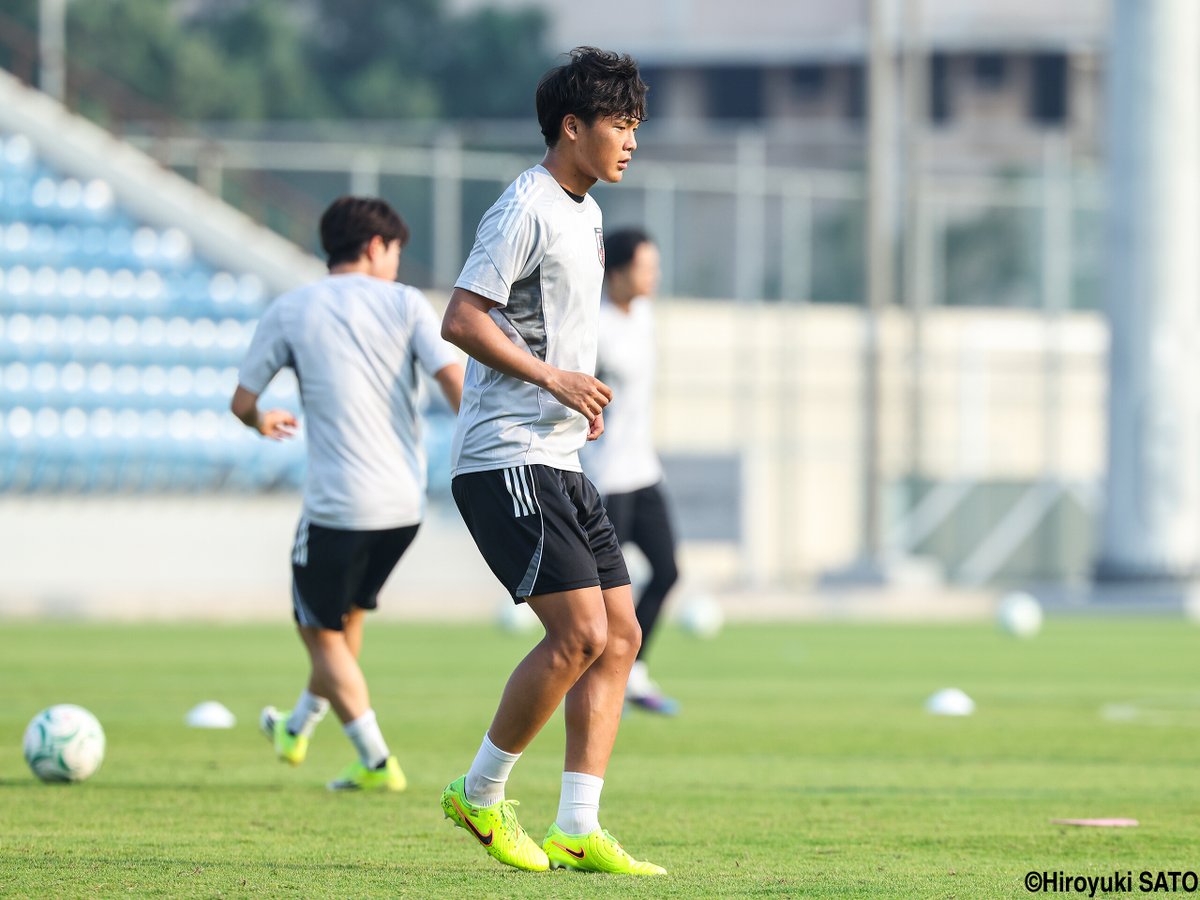 gekisaka's tweet photo. 【写真特集】“ロス五輪世代”U-21日本代表は午前1時半からカタール戦! GL突破確定で最終節へ:MF編1(8枚)

https://t.co/USFZxdTPo6

#大関友翔
#嶋本悠大
#ゲキサカ
#daihyo
#日本代表
#サッカー日本代表
#U23アジアカップ
#AFCU23
#U23日本代表 https://t.co/XqHE6PP0ur