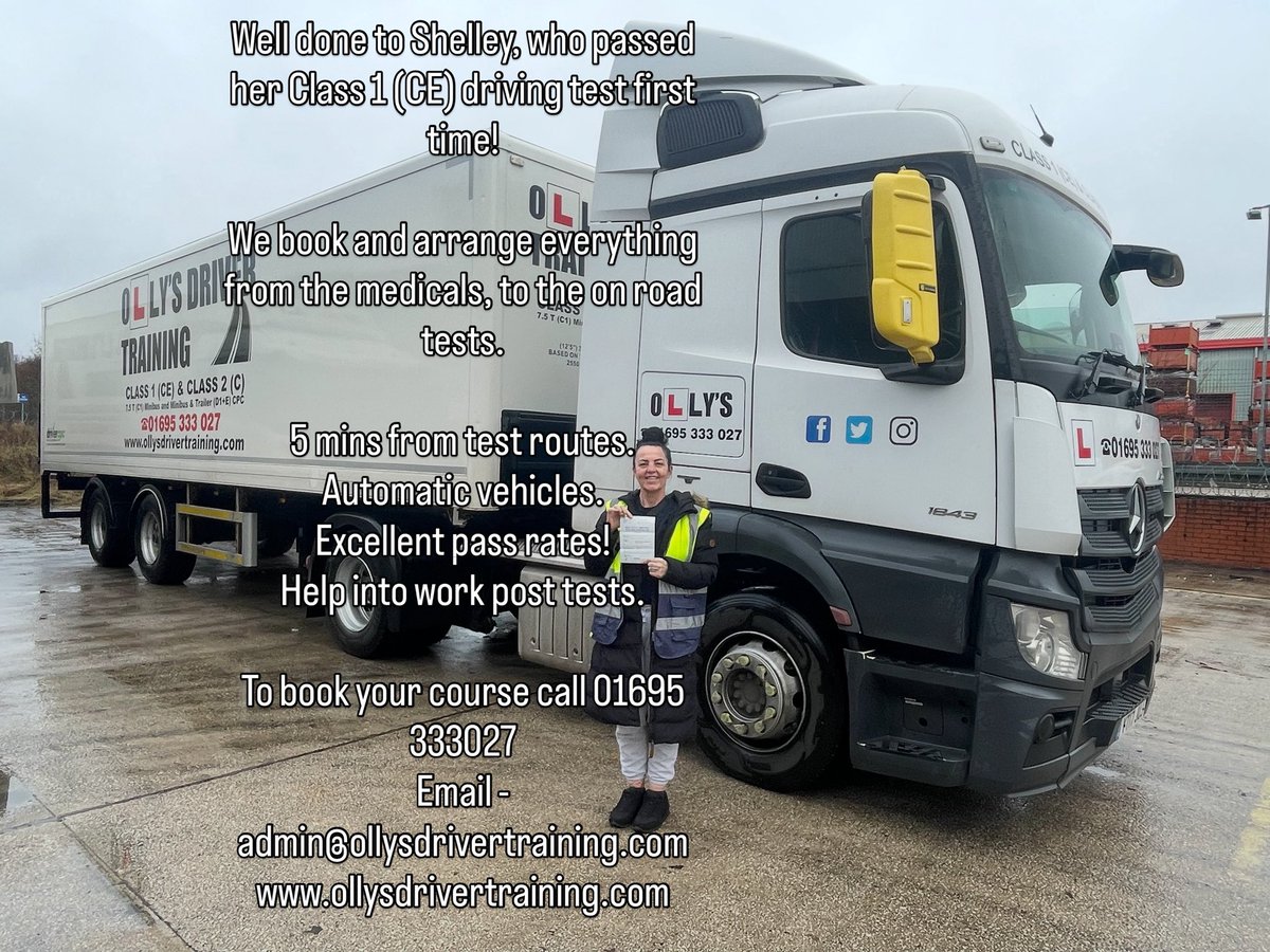 Olly's HGV & PCV Driver Training Ltd tweet media