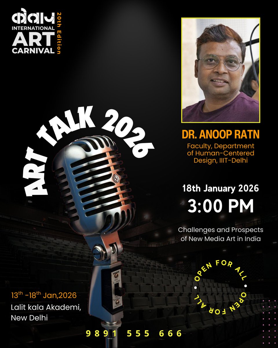 Dept of Human-Centered Design, IIIT Delhi tweet media