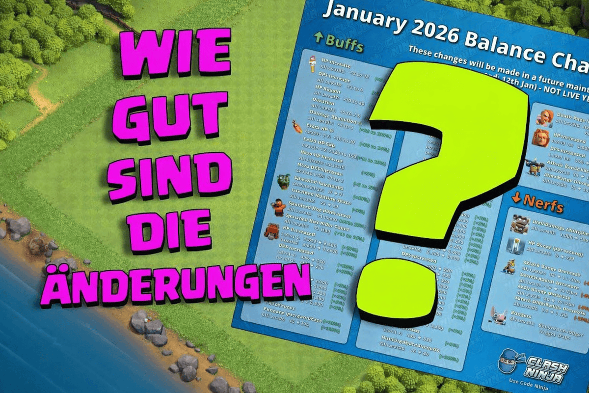 WIE GUT SIND DIE BALANCE ÄNDERUNGEN (Clash of Clans) youtu.be/Lo5zKShf6pw?si… via <a href="/YouTube/">YouTube</a>