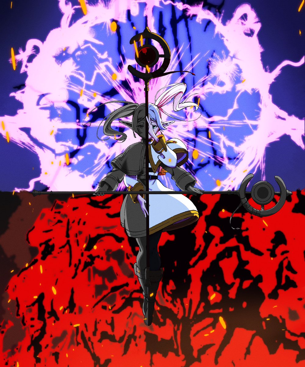 AniFrieren's tweet image. Frieren Official illustration by Kouki Fujimoto