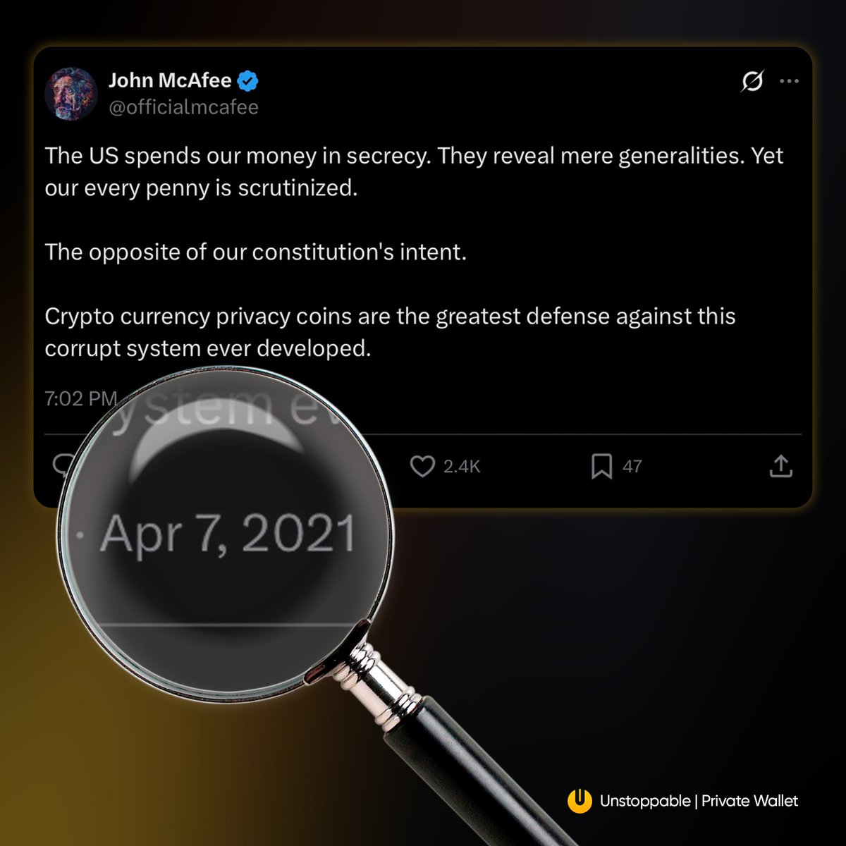 John McAfee was ahead of his time 🤯