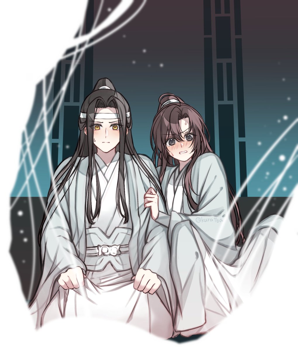 kuratba's tweet image. 35忘羨のあれこれを見せられてる座学忘羨  #MDZS