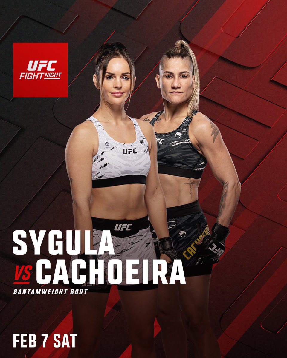 POLSKA SIŁA 🇵🇱 🫡 #UFCVegas113 

🇵🇱 @Jakub_Wiklacz vs Muin Gafurov 🇹🇯
🇵🇱 Klaudia Sygula vs Priscila Cachoeira 🇧🇷