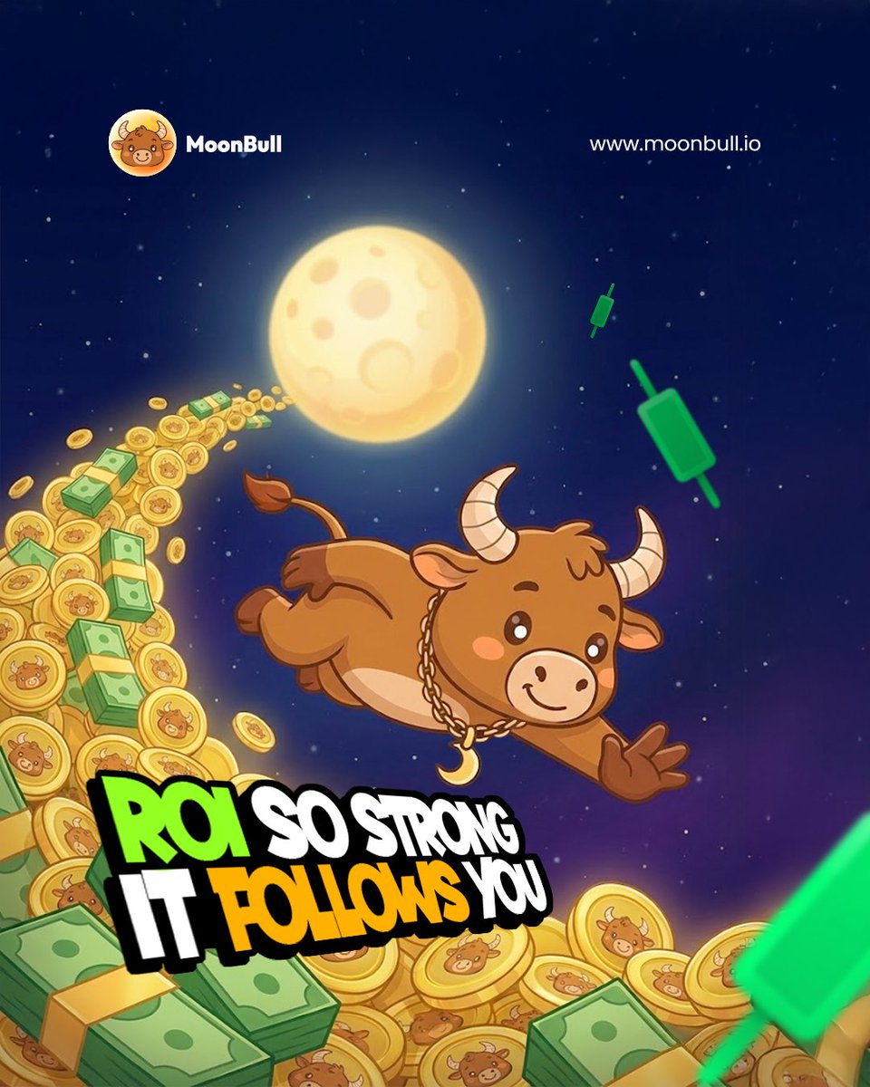 MoonBullX's tweet photo. ROI so strong it follows you to the moon ππ
MoonBull doesnβt chase pumps it creates them
Donβt miss the run get in before liftoff
π Join Now: https://t.co/3j0VnCdfMW
#MoonBull #CryptoROI #Bullish #ToTheMoon #DeFi #CryptoGains #BNBChain #MemeCoin #Next100x https://t.co/l3rzSn3Mxc