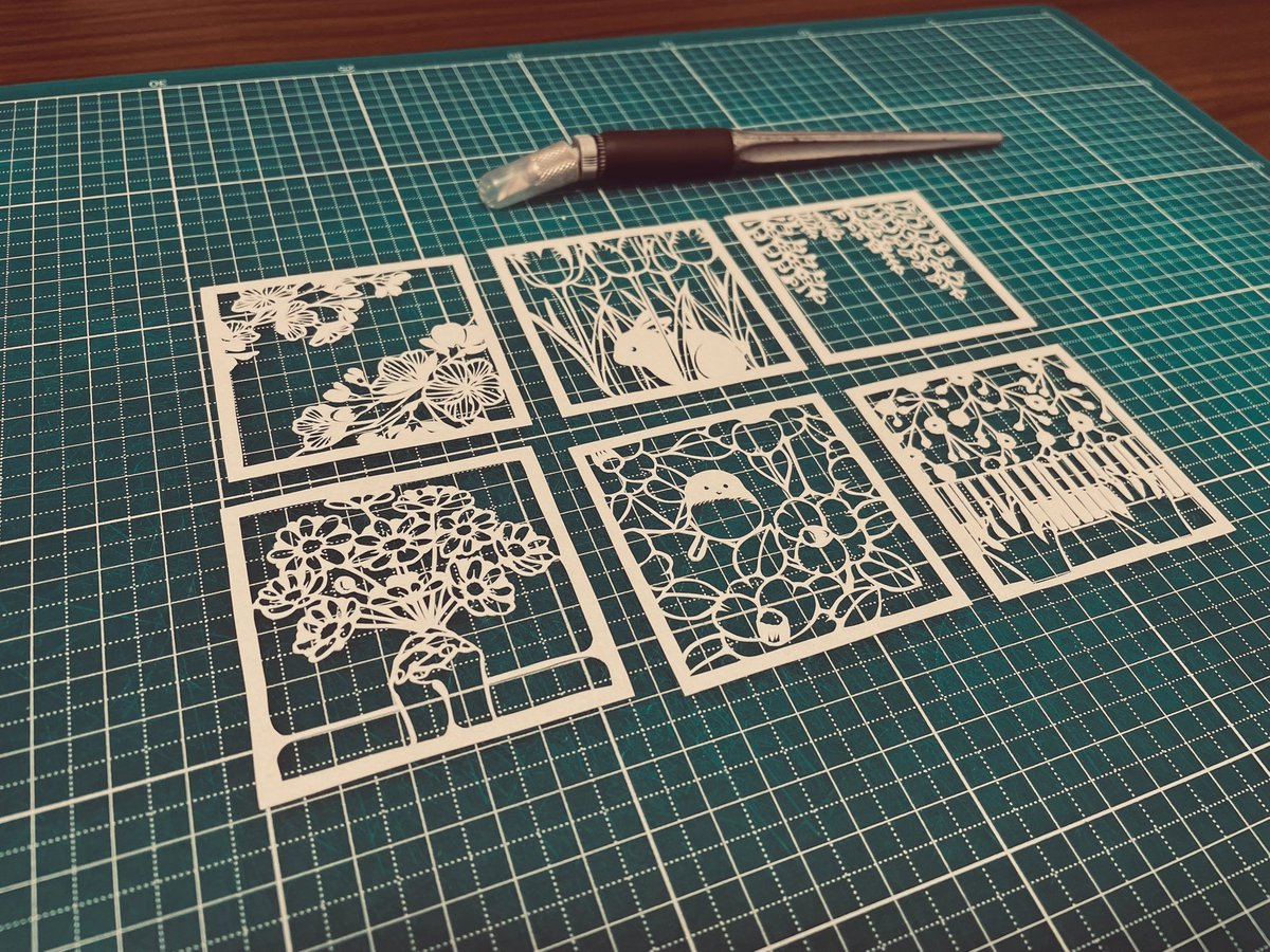 リハビリ完了☑️
#切り絵