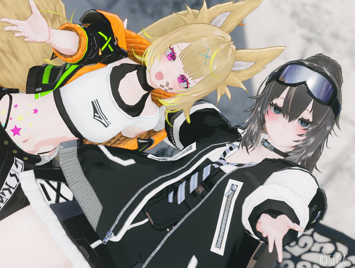 SakiiKani_PSO2's tweet image. お願いして撮ってもろたやーつ
