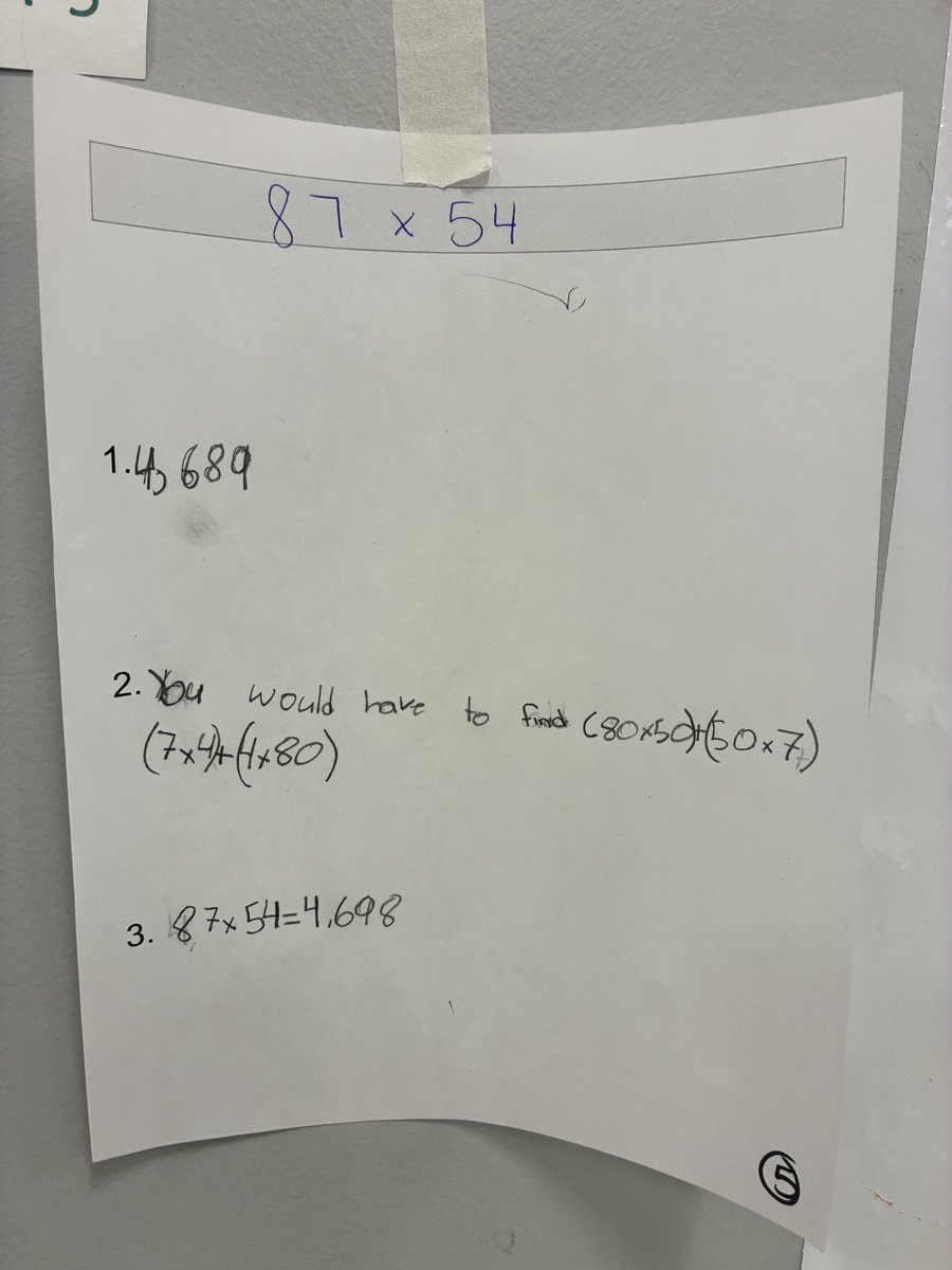 Some student created 2 Truths and a Lie- Math Version