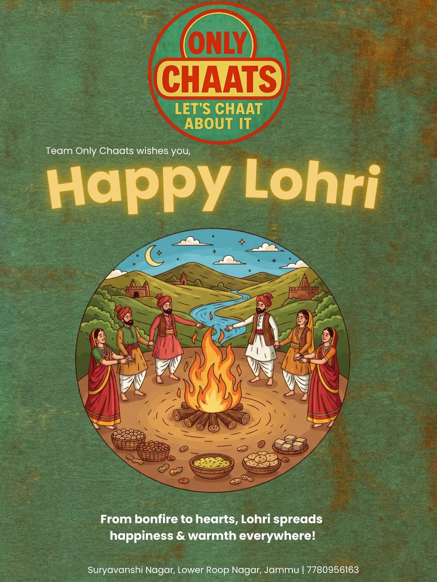 onlychaats's tweet photo. Wishing everyone a happy and prosperous Lohri!!

#Lohri #lohrigifts #lohricelebrations #jammu #jammufood https://t.co/qqTBmvxRGP