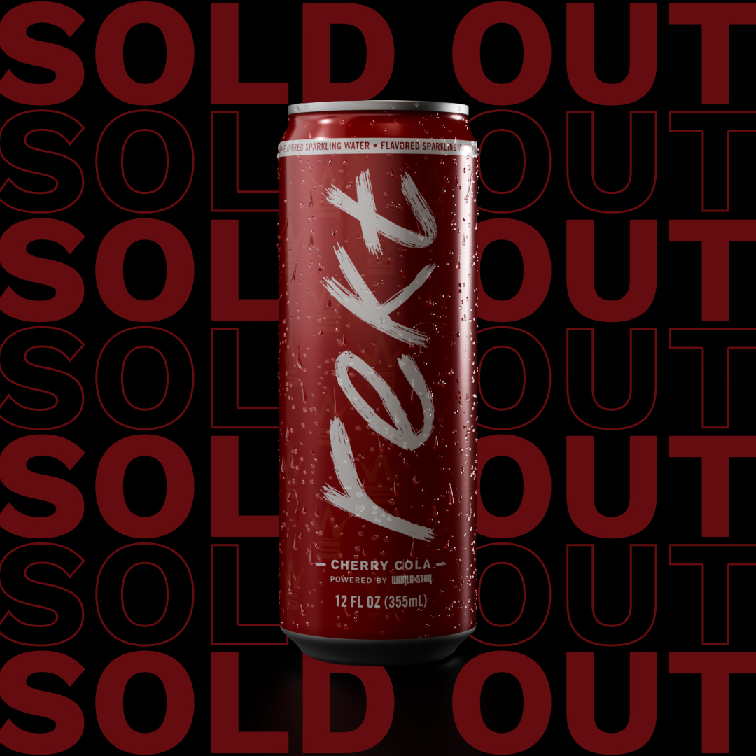 Worldstar Cherry Cola with <a href="/WORLDSTAR/">WORLDSTARHIPHOP</a> is SOLD OUT!