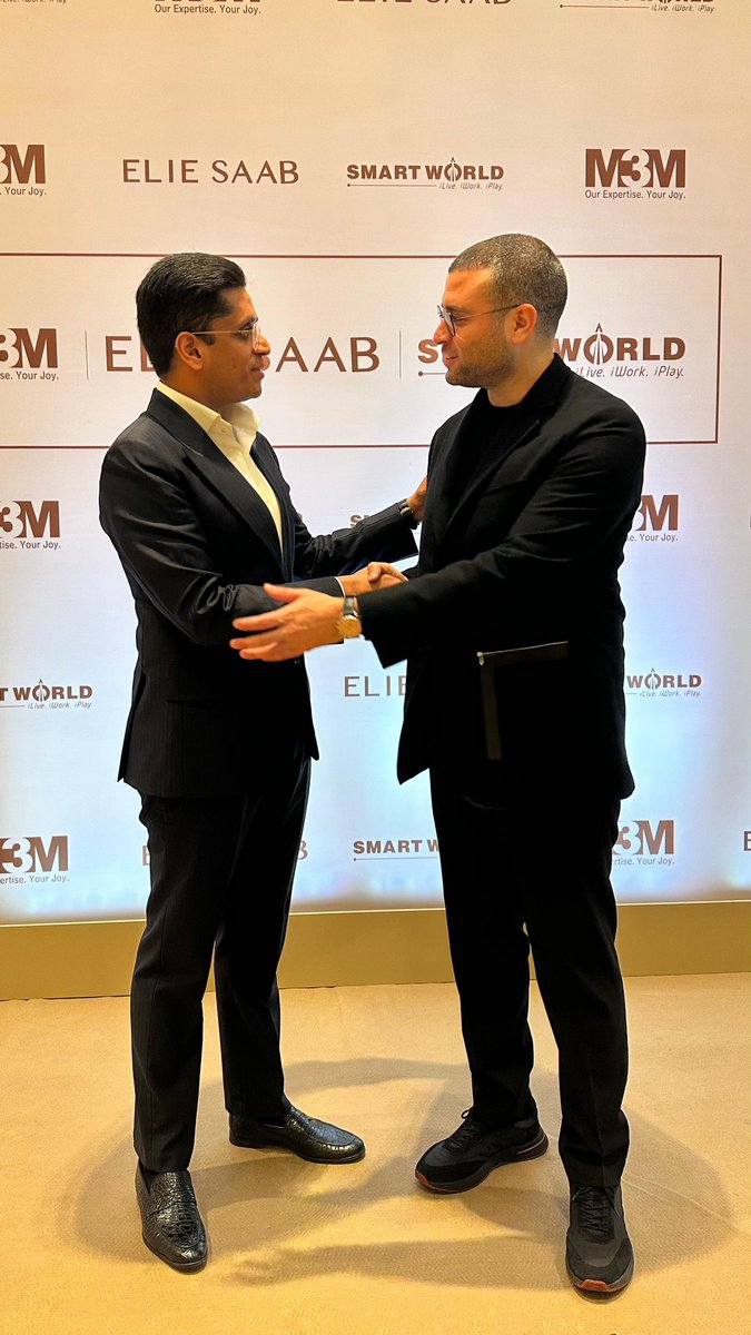 A defining moment for luxury living in India.
Elie Saab Residences arrive at Smart City Delhi Airport, setting a new benchmark for design-led, branded living.

Proud to see this vision take shape.

<a href="/ElieSaabWorld/">ELIE SAAB</a> <a href="/ElieSaabJrr/">Elie Saab Jr.</a>