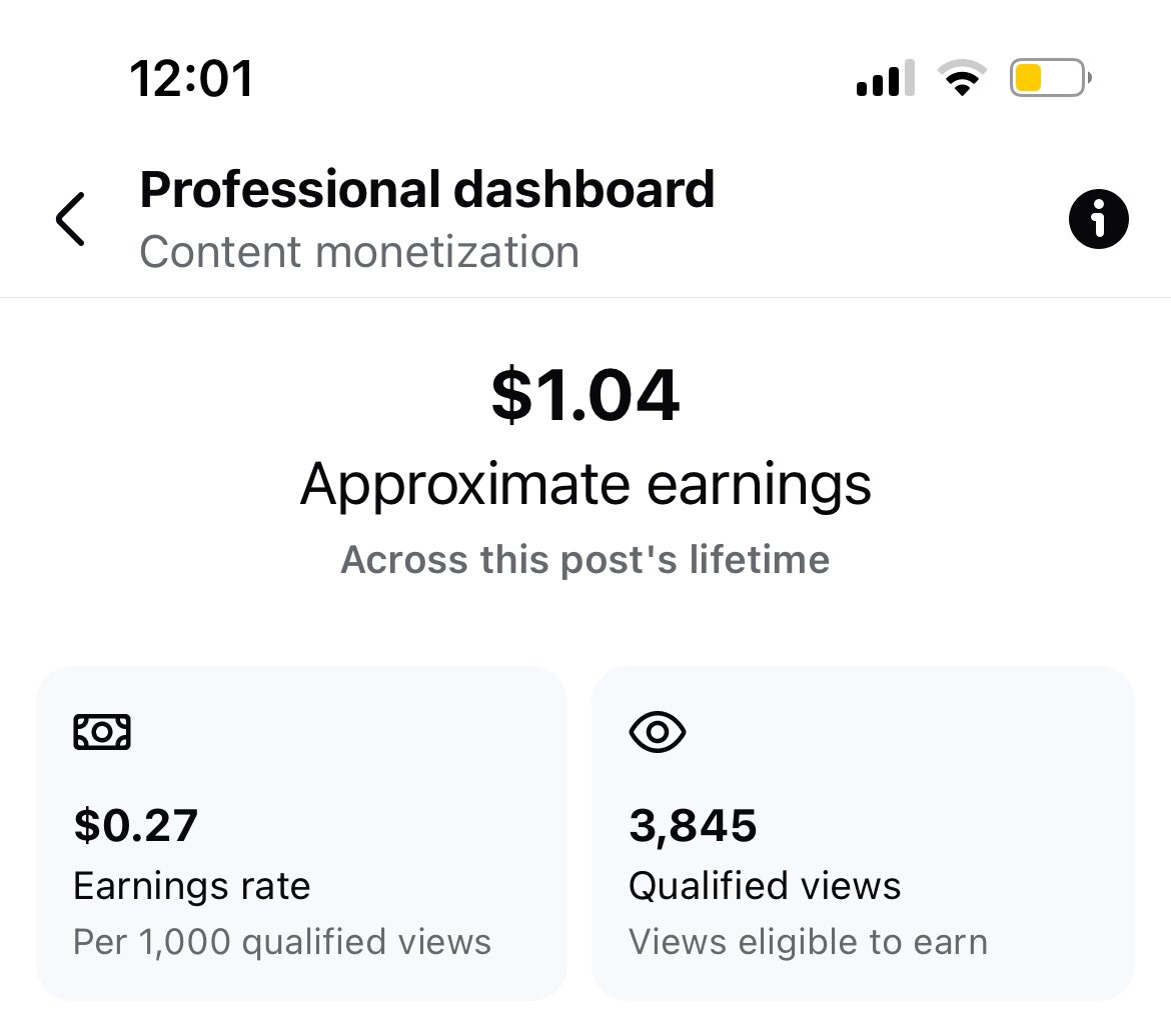 BotUpNext1's tweet image. The fact I’m getting YouTube short revenue on a photo is ridiculous 😅 I’m hearing on TikTok it’s much lower rpm.
