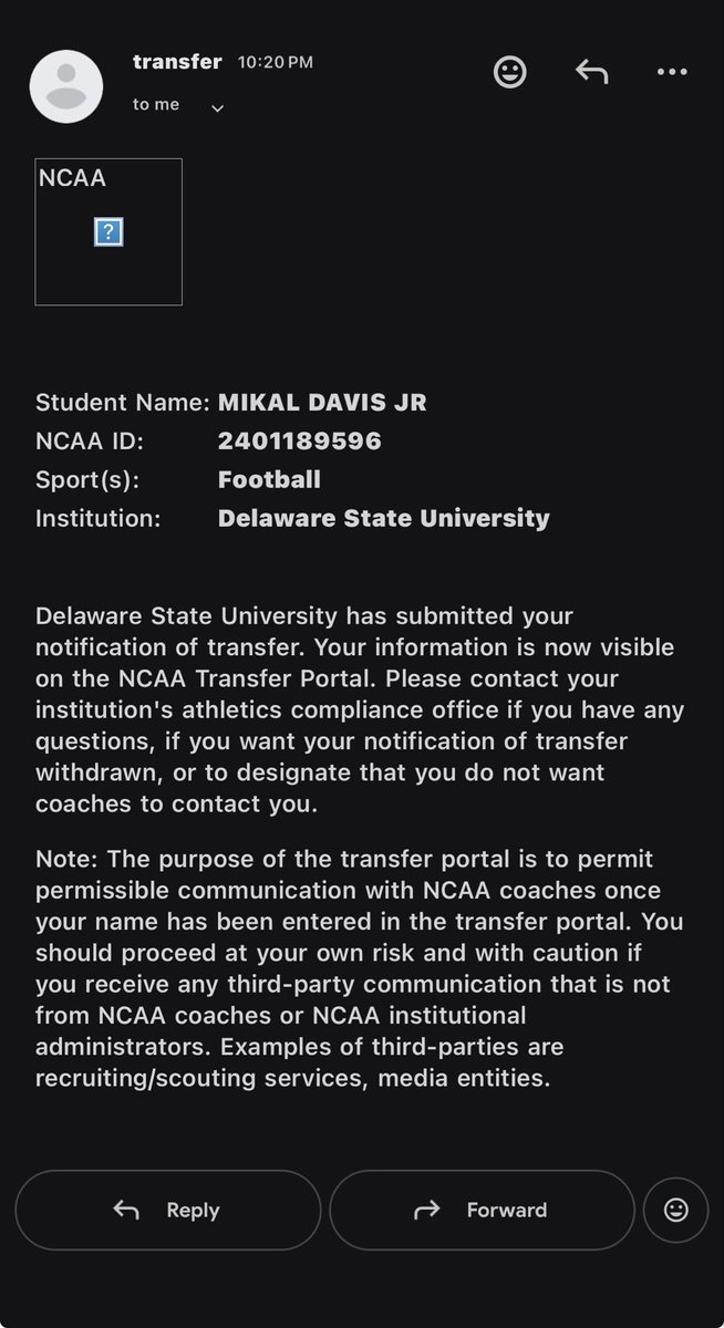 Mikal davis Jr. † tweet media