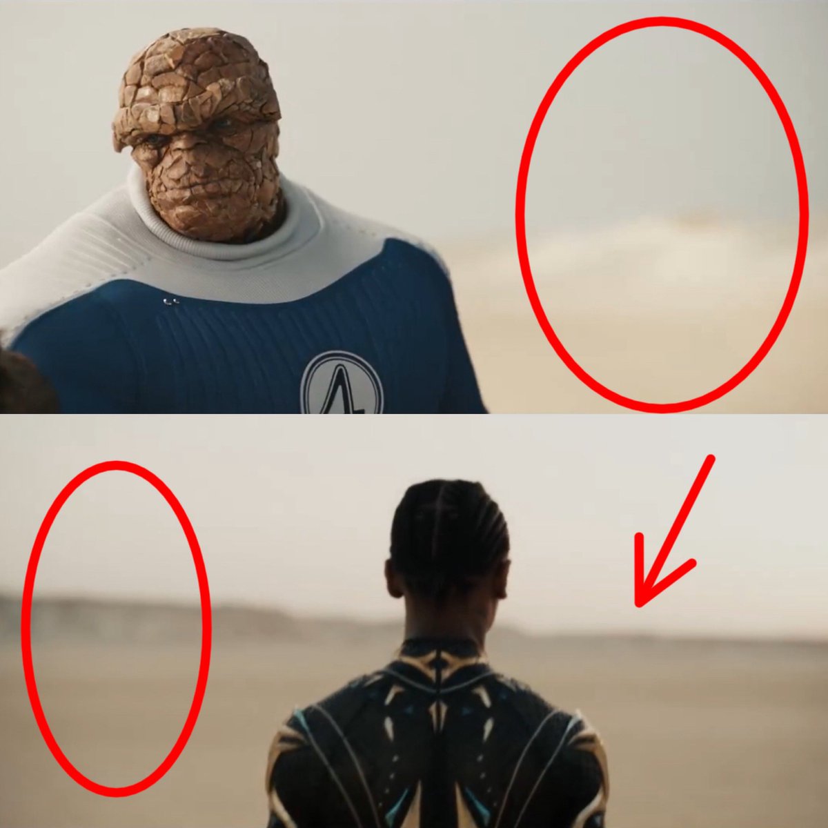 ProjectHurts's tweet image. There are severally things/people digitally edited out of the 4th Avengers Doomsday Trailer… 👀

#AvengersDoomsday