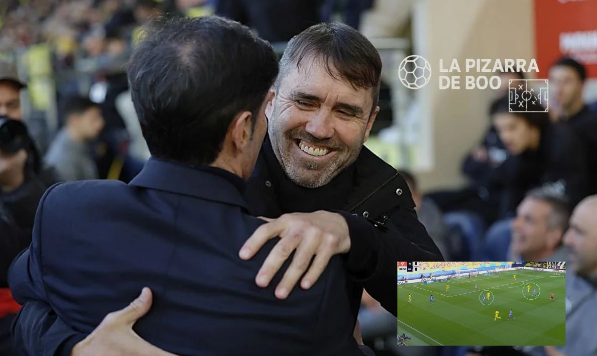 LaPizarradeBoo's tweet photo. Villarreal-Alavés. El plan de Coudet y la nueva conexión del Villarreal

·El planteamiento de Coudet para superar al Villarreal en la primera parte.
·La conexión Moleiro-Mikautadze.

Vamos a desgranar algunos detalles del partido.

[Hilo] https://t.co/aQ7aitVuw5