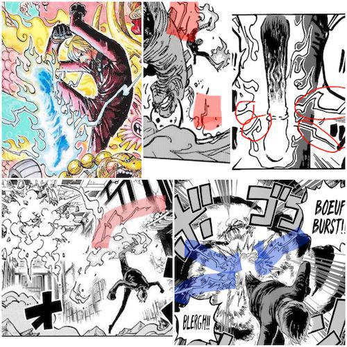 Also Sanji is the only person who blasts out lightning that people don't even think it's conqueror's haki, because his is white
