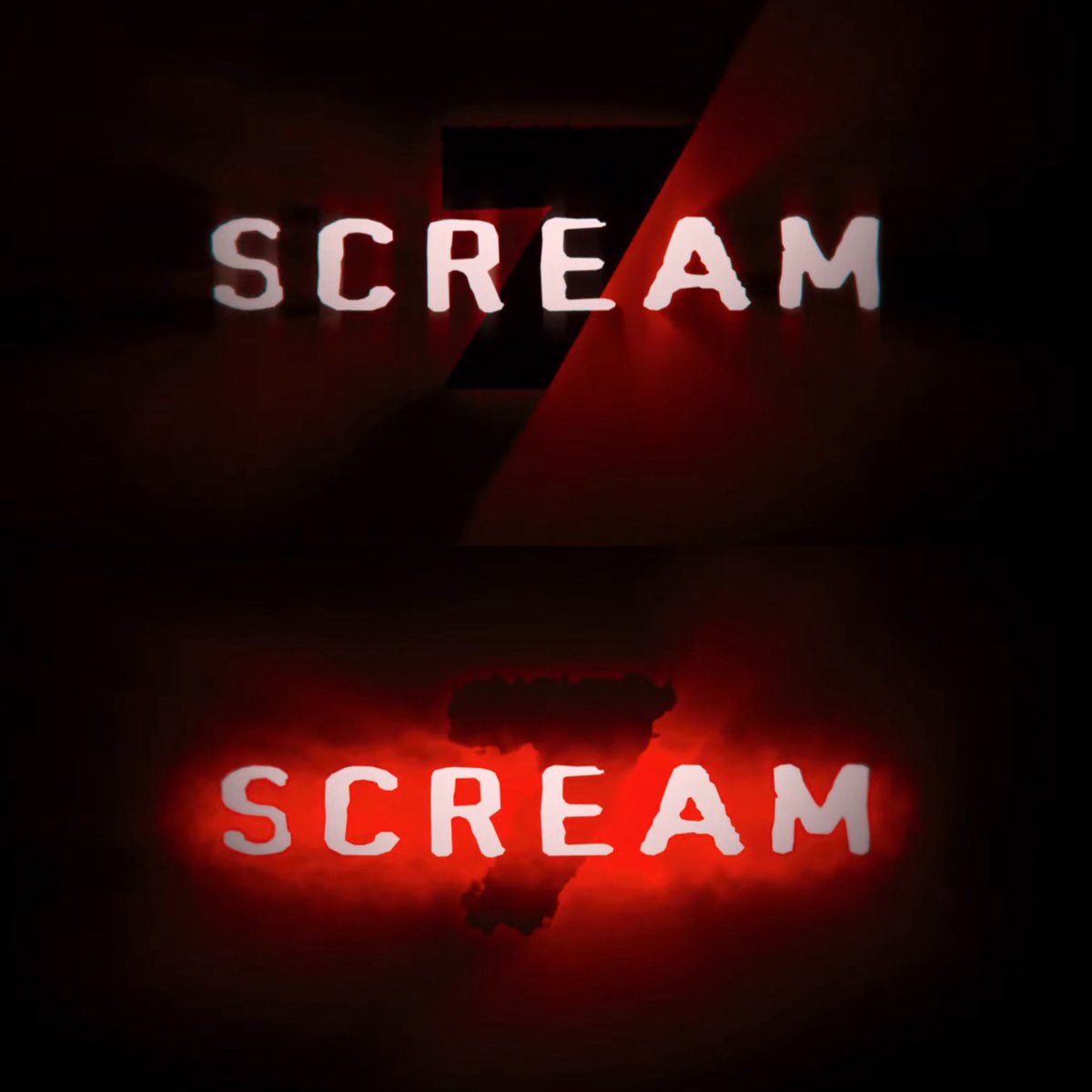 britneyvinyl's tweet image. no but for real, the way they utilized the original SCREAM (1996) logo for SCREAM 7 (2026) itches my brain and satisfies the super fan in me. it’s beautiful.