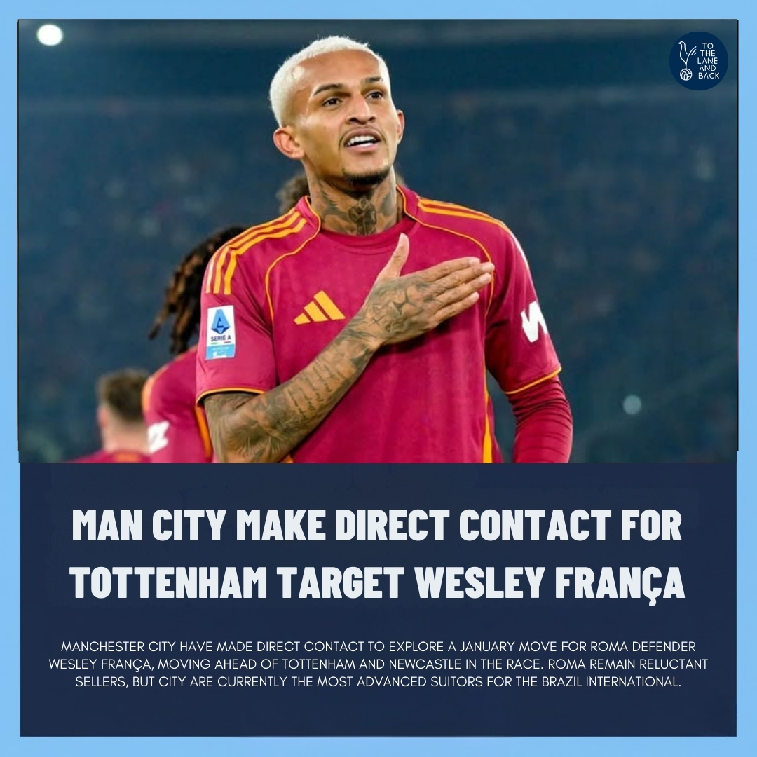 SoccerSouls's tweet photo. Man City enter race for Spurs target Wesley França 🇧🇷 #THFC #TransferBattle #COYS https://t.co/ORwoaewDGz