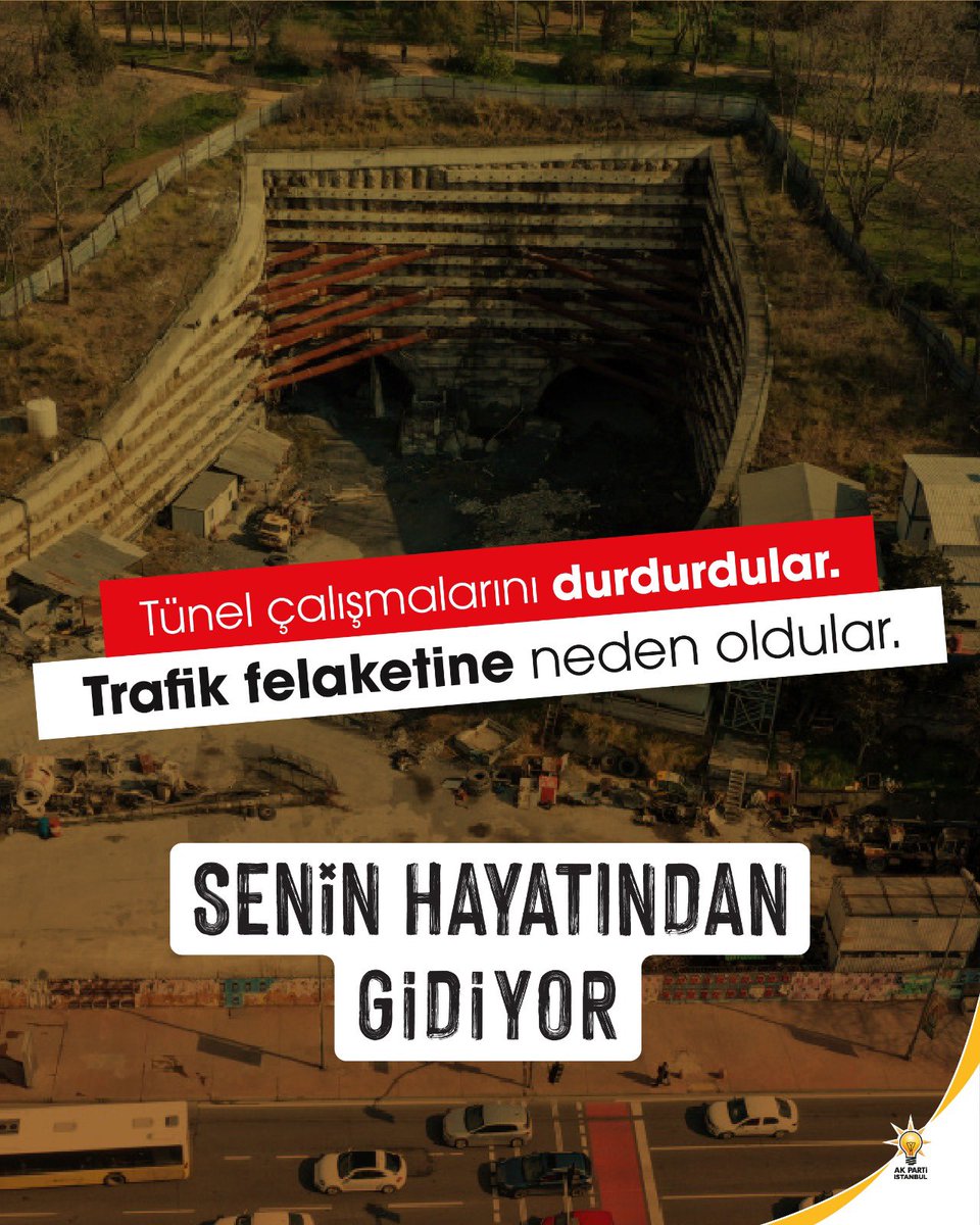 Hizmet üretemeyen, sorun çözemeyen bu yönetim anlayışı İstanbul’a kaybettirdi. Kaybedilen sadece projeler değil, yıllar oldu. Geçen bu zaman #SeninHayatındanGidiyor