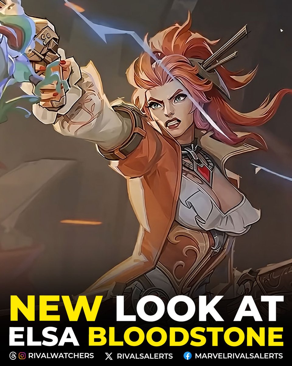 RivalsAlerts's tweet image. New look at Elsa Bloodstone in Marvel Rivals