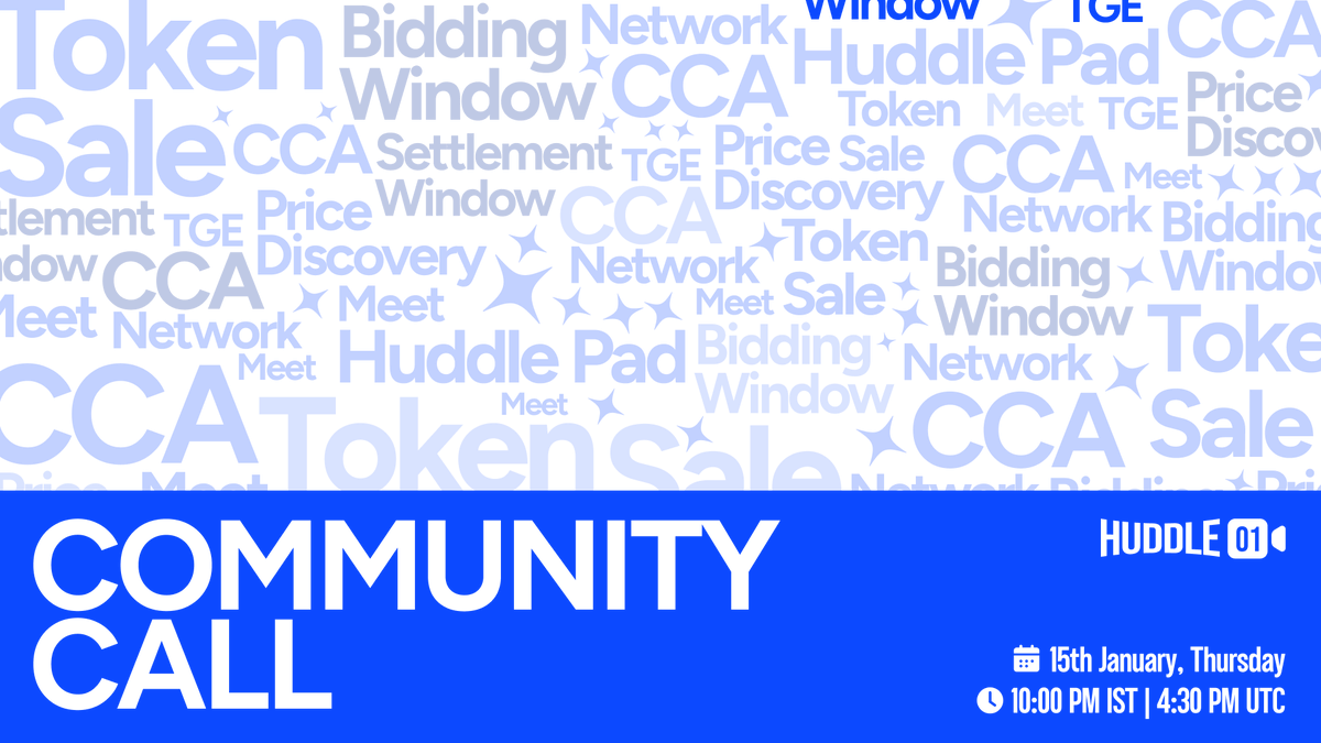 Huddle01 tweet media