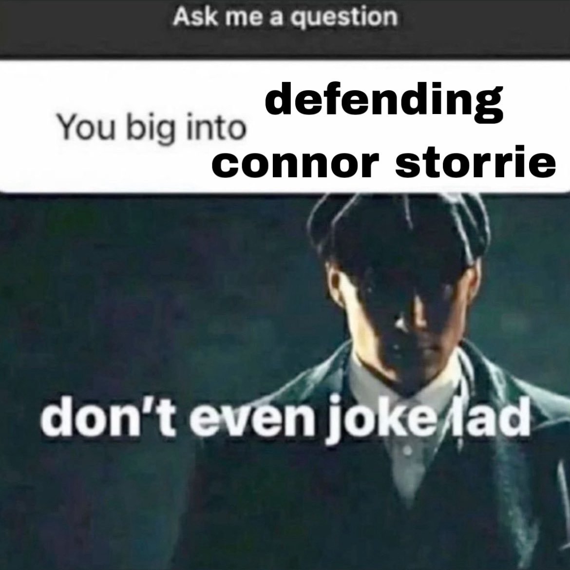 illicitrozanov's tweet image. i do not play abt connor storrie