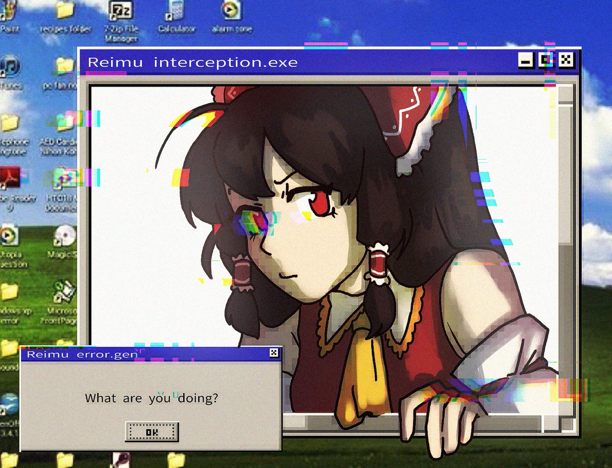 skullchimes's tweet image. Reimu saw your recent search history