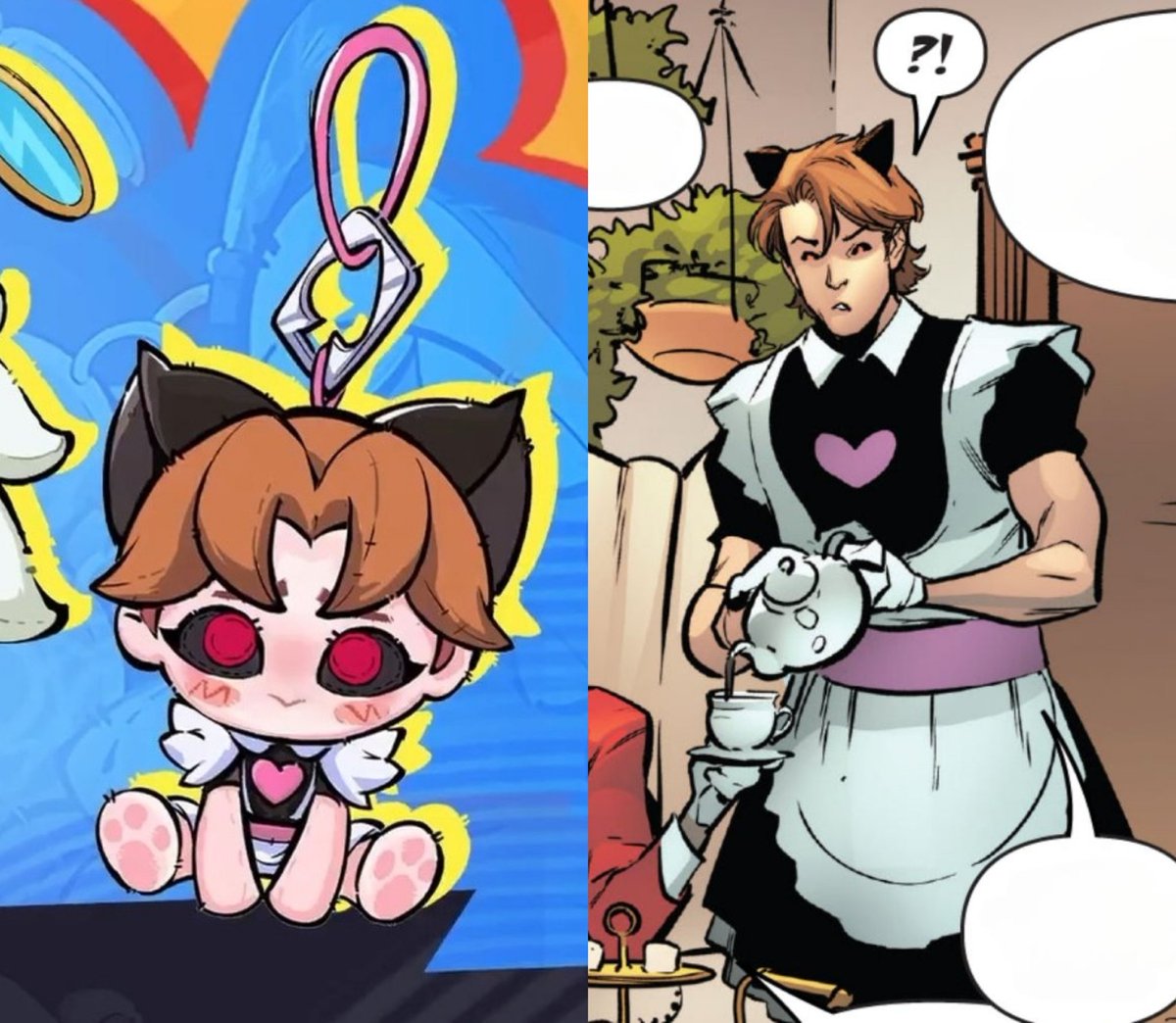 comfortrogue's tweet image. Rogue will get Gambit as an accessory #MarvelRivals