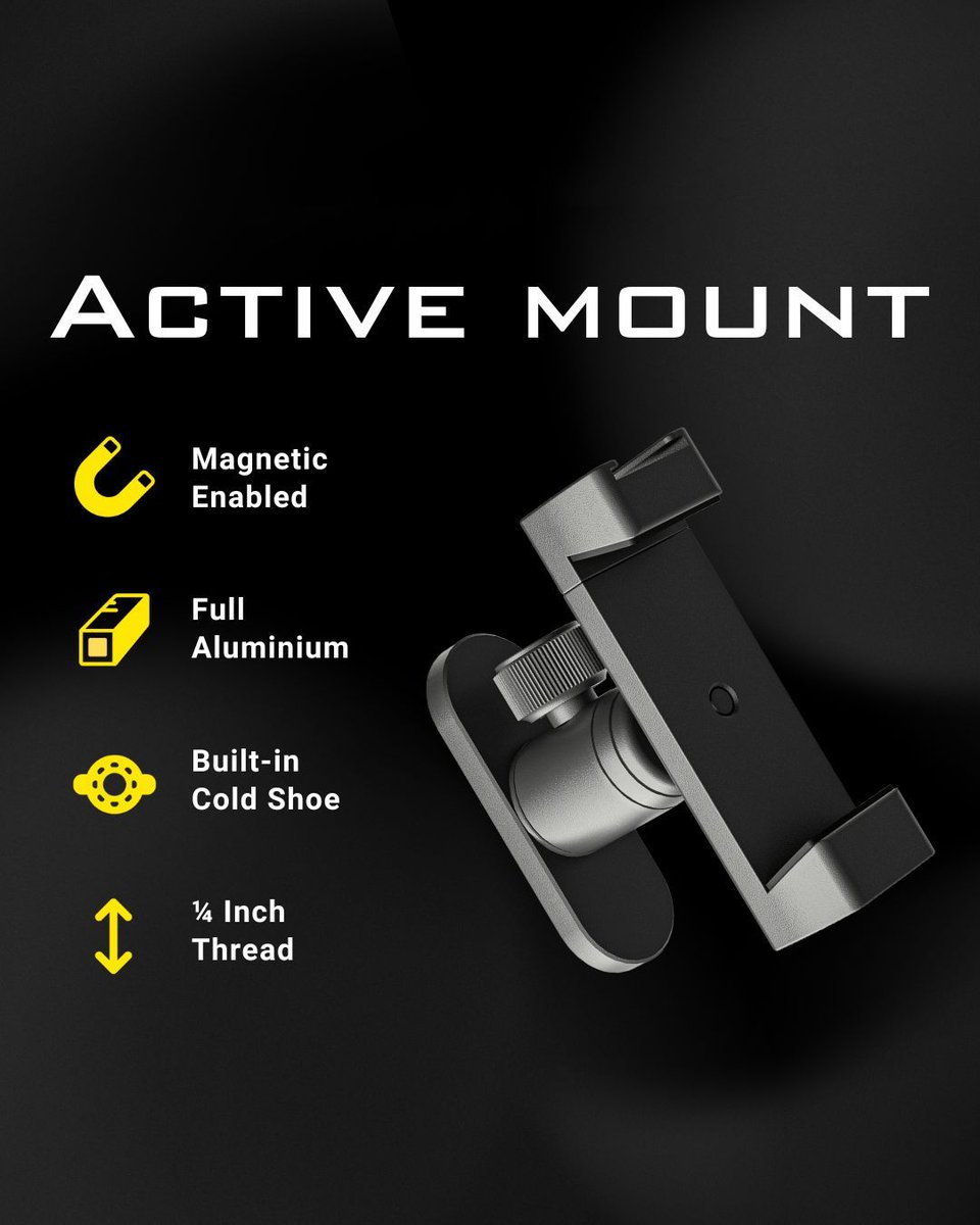 sandmarc's tweet image. Introducing SANDMARC Active Mount - A tool that turns everyday surfaces into usable shooting positions. Swipe to learn more. ➡️ 

#videography #filmmaking #creators