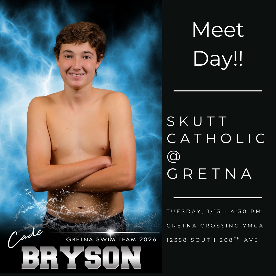 It’s a HOME MEET DAY, yet again! We hope you can join to cheer on the divers at 4:15, then the swimmers after. <a href="/GEHSGriffins/">Gretna East AD</a> <a href="/GretnaDragonAD/">Gretna HS Activities</a>