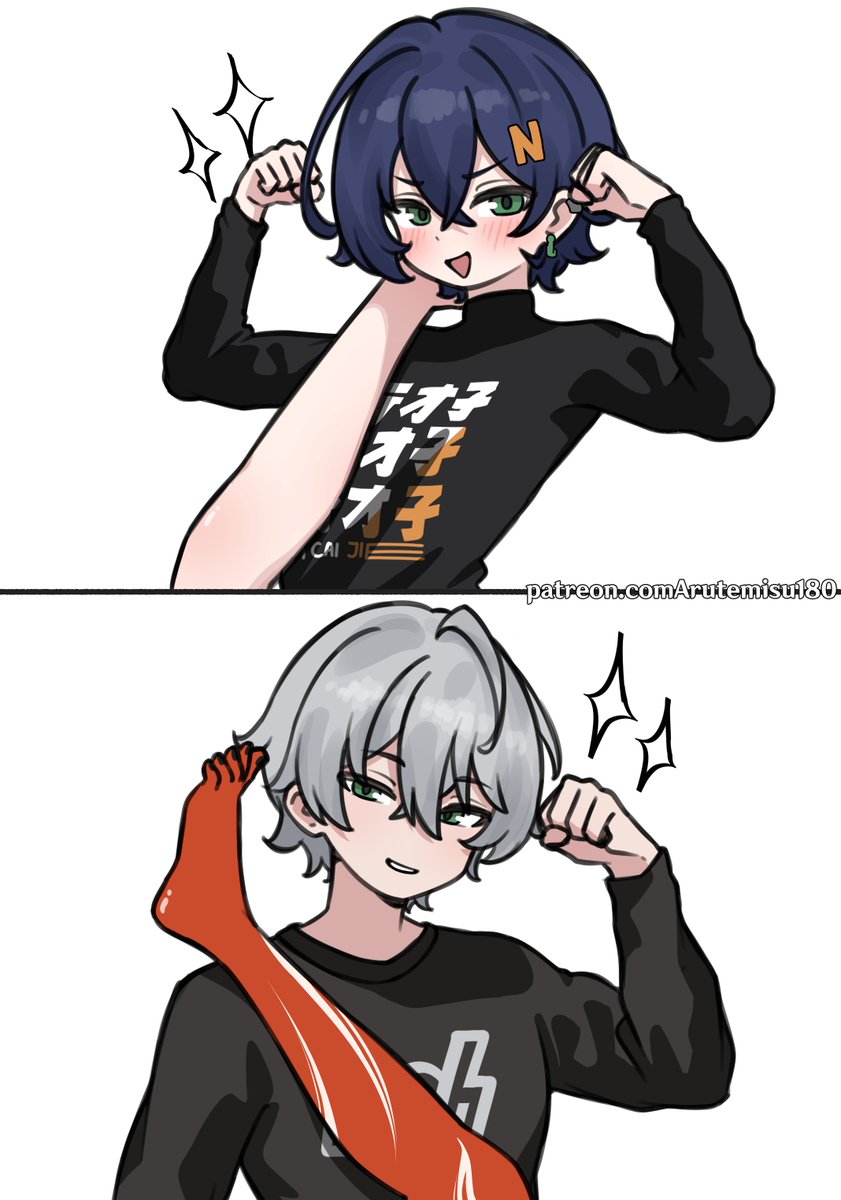 Arutemisu180's tweet image. Siblings 💪