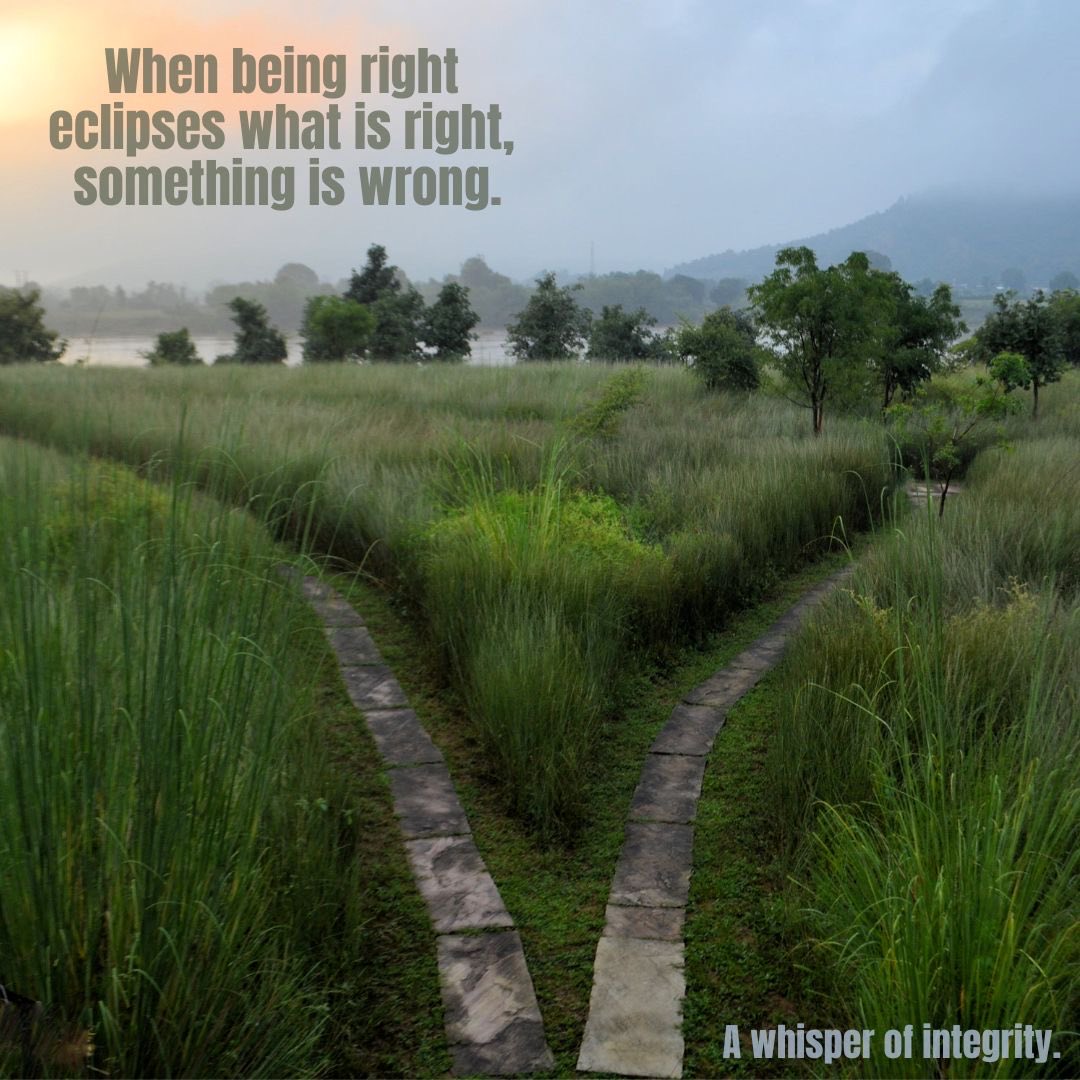 johnblumberg's tweet image. WHISPER 1409  #IBeingRight #WhatIsRight #Wrong #ROI #ReturnOnIntegrity #CoreValues #Connection #Wholeness