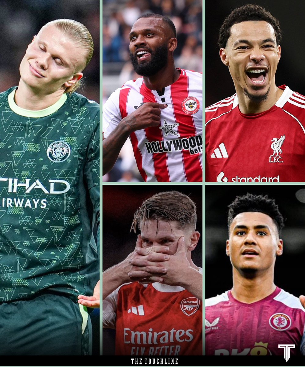 TouchlineX's tweet image. 🚨 𝗡𝗘𝗪: Top 5 strikers in the Premier League right now, according to Perplexity:  

1 — Erling Haaland
2 — Igor Thiago
3 — Hugo Ekitike
4 — Viktor Gyokeres
5 — Ollie Watkins