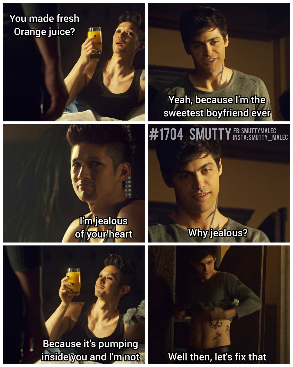 #1704 Alec is the sweetest boyfriend 😊

#shadowhunters #shadowhunterstv #malec #aleclightwood #magnusbane #matthewdaddario #mattdaddario #harryshumjr #shumdario #SaveShadowhunters #shadowhunterslegacy