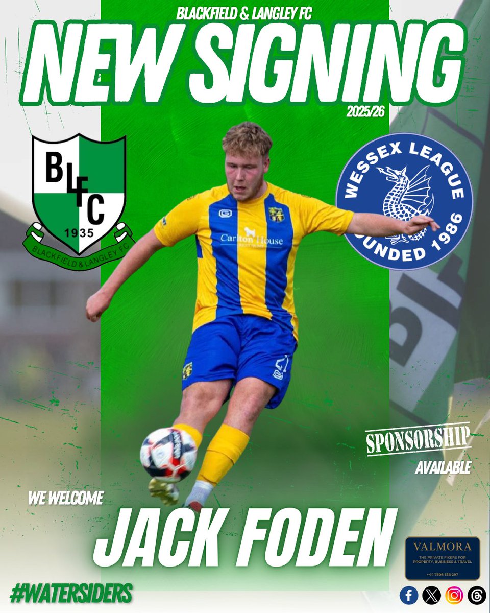 bandlfc's tweet image. ✍️ • 𝐅𝐢𝐫𝐬𝐭 𝐓𝐞𝐚𝐦 𝐒𝐢𝐠𝐧𝐢𝐧𝐠 🟢

Blackfield &amp;amp; Langley FC are thrilled to announce the signing of Jack Foden from @NewMiltonTown. The former Poole Town player is set to strengthen the squad that the new management is building,

1|2