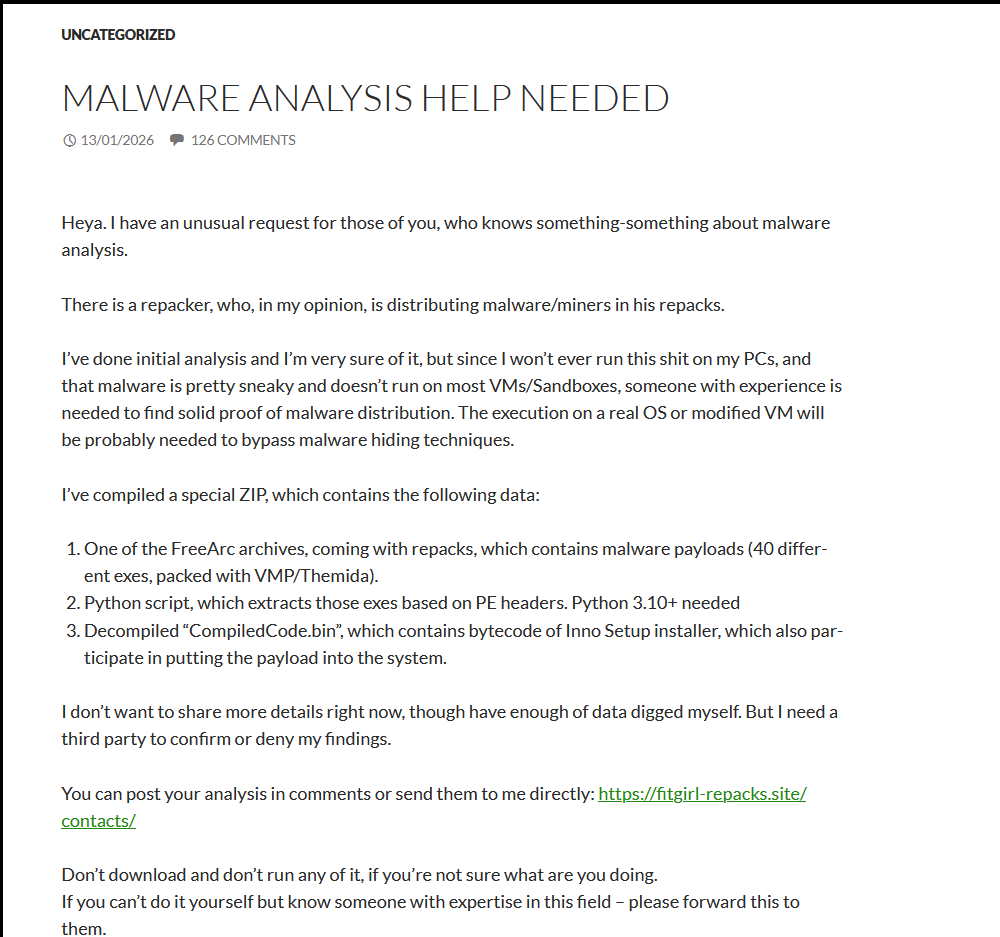 RohanKarMooN's tweet image. Regarding the Recent Drama on Repack Scene
Yesterday, Fitgirl posted about her being suspicious on a repacker who might have been injecting malware in his repacks and asked for help on confirming if her doubts were true. Turns out it was someone named Heroskeep who was…