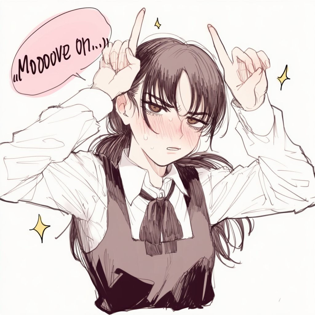 #Chainsawman
I know this is a Himeno quote.. But I wanted Asa to do the pose anyways