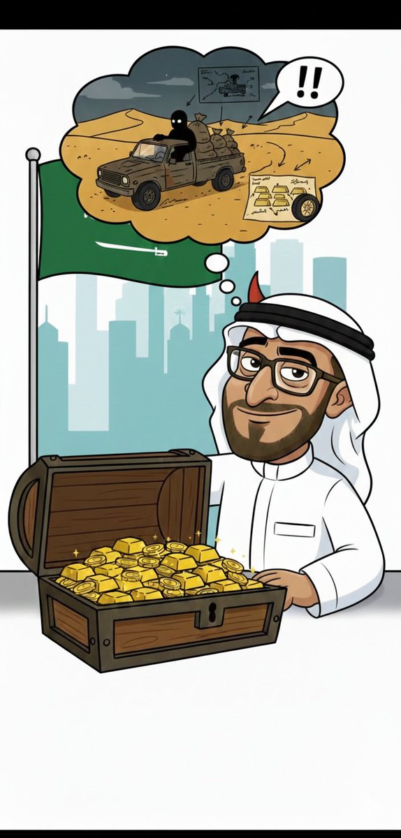 شيطان العرب وهو يفكر كيف بيسرق ذهب السعودية .

حفظ الله المملكة من خبث وشر شيطان العرب.